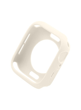 适用苹果S6手表保护壳iwatchs5边框壳硅胶applewatchs4女运动40mm防刮防磕碰SE半包糖果色软壳透明防摔保护套