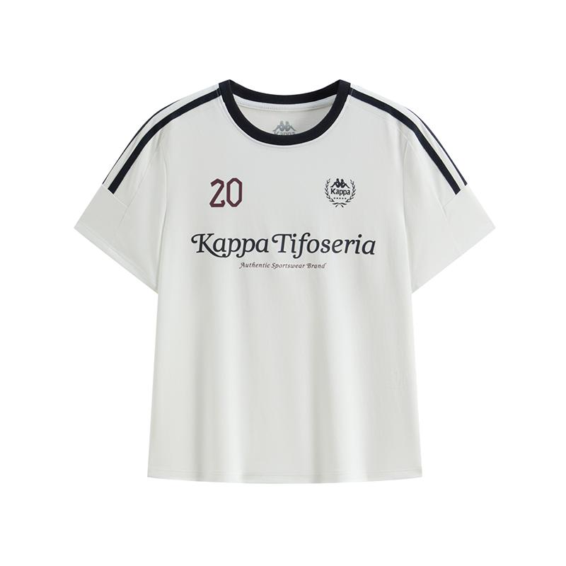 Kappa卡帕女装2026夏季新款时尚百搭透气圆领短袖T恤K0G42TD08