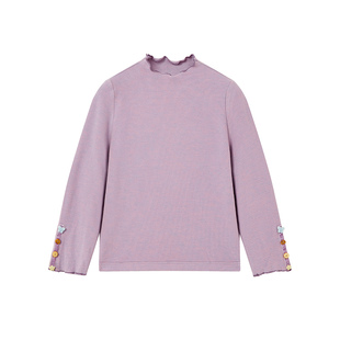 爱法贝童装2026春秋新款女童打底衫洋气中大儿童装长袖t恤打底T恤