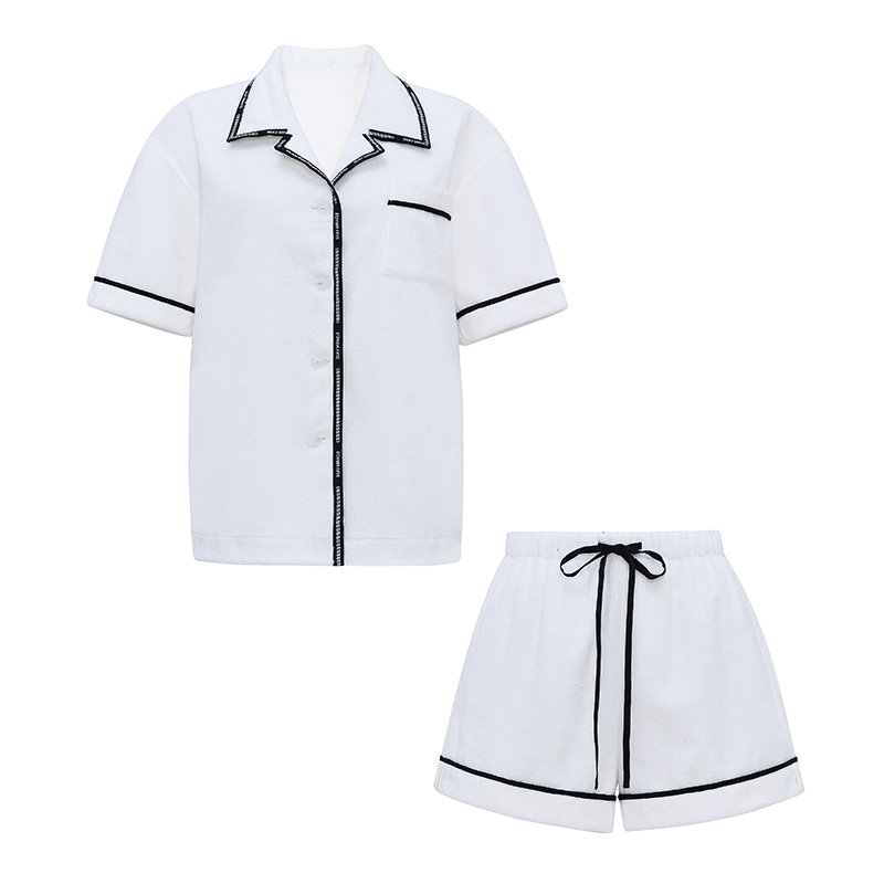 [6折]SILKY MIRACLE CRUISE毛巾睡衣套装度假纯棉家居服新款女