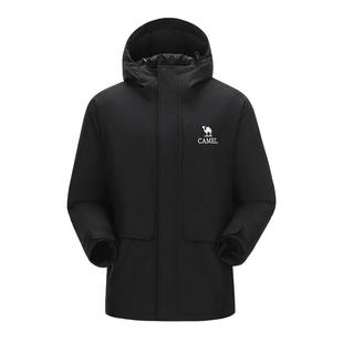 骆驼男装棉袄冬男进藏穿搭登山服AK80硬壳防水防风户外夹克外套