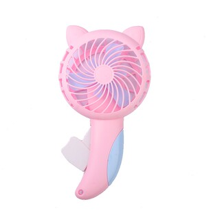 猫咪手压风扇大号卡通风扇夏季清凉户外小风扇礼品玩具热卖