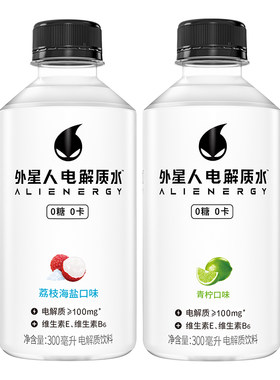 外星人电解质水饮料小瓶装6瓶