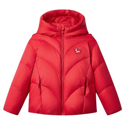 波司登儿童羽绒服2025新款女童时尚可爱小翅膀连帽保暖抗菌防寒服