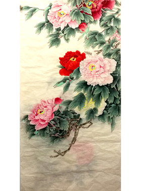 熟宣纸纯手绘线描可直接上色国画