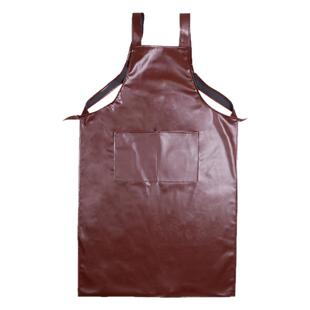新款Pu双肩带无袖防水防油污皮围裙家用餐厅奶茶店工作服男女围腰