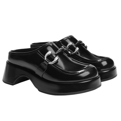 CHARLES&KEITH春季女鞋CK1-70580219甜酷穆勒拖包头厚底拖鞋女鞋