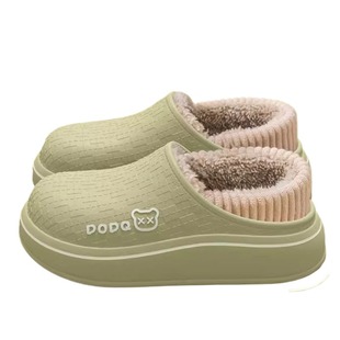 手术室防水棉拖鞋女款冬天包跟室内家居医护防滑厚底棉鞋男士秋冬