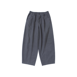 【侧缝前移】暗物质弯刀休闲裤男宽松慵懒风休闲长裤男生春季新款