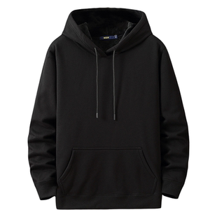 300斤胖子加肥加大卫衣男纯棉加绒连帽上衣宽松特大码棉毛衫12XL