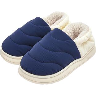 巴拉巴拉儿童棉拖鞋男童女童鞋子冬季新款中大童宝宝家居包跟棉鞋