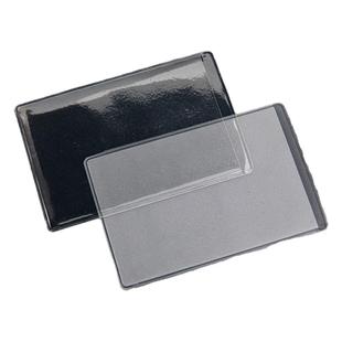 身份证保护套防丢加厚磨砂透明防磁卡套银行卡身风证保护套防水PVC社保公交地铁门禁八达通饭卡证件收纳袋用