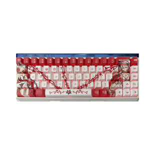 鸣潮椿二次元原厂高度BPT材质侧刻机械键帽wooting60he夜魔87键