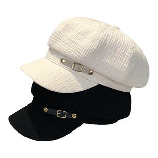 八角帽女2026新款显脸小贝雷帽韩版春款百搭夏季女士鸭舌帽英伦风