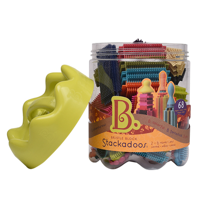 比乐鬃毛积木创意感统Btoys自由