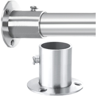 不锈钢杆子挂衣杆挂衣架阳台固定挂杆晾衣杆橱柜衣柜内管子单杆