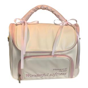 小清新大容量化妆包立体洗漱包便携外出防水护肤品笔袋分区收纳包