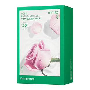 悦诗风吟20片玫瑰面膜补水保湿亮白改善暗沉修护鲜萃肌活贴亮白女