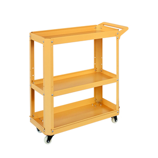 置物架客厅沙发边几北欧风多功能移动绿植小推车三层收纳移动铁艺