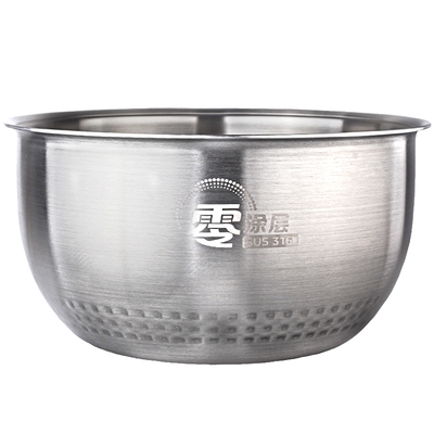 4升0涂层304不锈钢内胆锅