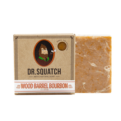 Dr. Squatch-橡木波旁威士忌 去角质清洁舒缓 男士香皂沐浴皂140g