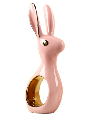 送女友卧室陶瓷桌面摆件家居装饰