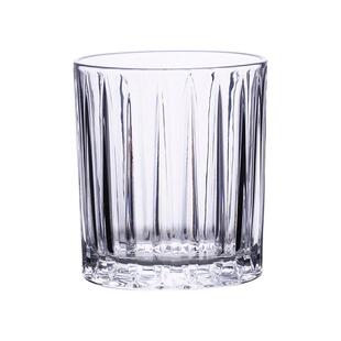 dirty咖啡杯300ml高档精致竖纹个性家用玻璃杯高档美式拿铁澳白杯