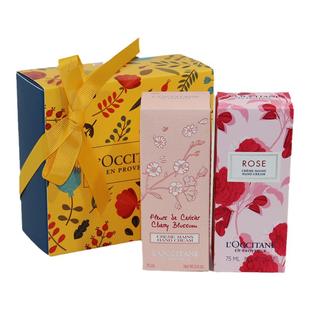 欧舒丹护手霜礼盒75ml樱花玫瑰橙花香皂伴手礼节日圣诞节送礼