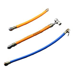 汽车轮胎打气嘴软管双头充气嘴咀摩托车自行车单车货车手摇加气杆