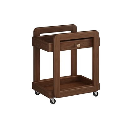 全实木可升降移动边几