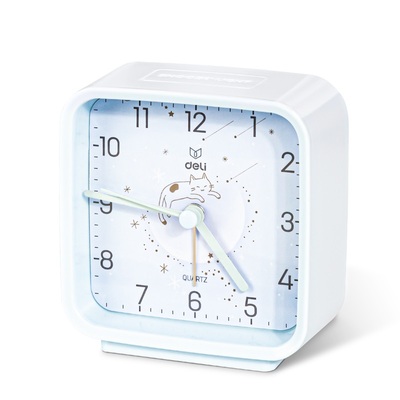 得力闹钟创意儿童静音电子卧室