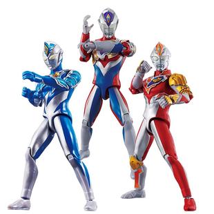 【自营】万代豪华版奥特曼超可动德凯赛罗欧布迪迦特利迦泽塔玩具