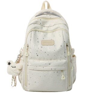 书包初中生女大容量结实耐用耐脏小众轻便双肩包2026新款背包高中