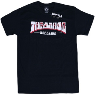 正品现货 Thrasher FIRME LOGO 火焰艺术字体短袖美版情侣宽松T恤