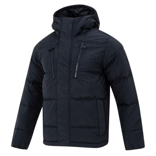 UA安德玛连帽羽绒服男款2024冬季新款男士加厚外套保暖休闲运动服