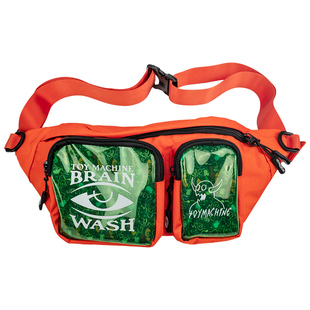 美国toy machine半透明滑板斜挎包户外休闲腰包多层分隔潮流包包