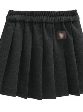 MINIIEF【爱依服童装】2025秋冬新款韩系风洋气女童百搭呢绒摆裙