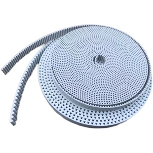 HTD5M PU聚氨酯钢丝开口同步带齿轮电梯门机传动带机械手各种宽度