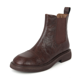 达芙妮小短靴女2026新款秋冬季切尔西女靴子加绒英伦风马丁靴女款