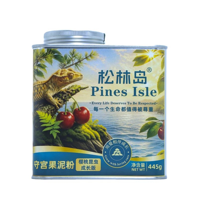 松林岛守宫爬宠果泥睫角守宫巨人R属 樱桃昆虫味果泥粉（成长版）