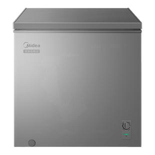 美的200升小冰柜家用小型冷柜全冷冻冷藏商用大容量单温减霜冰箱
