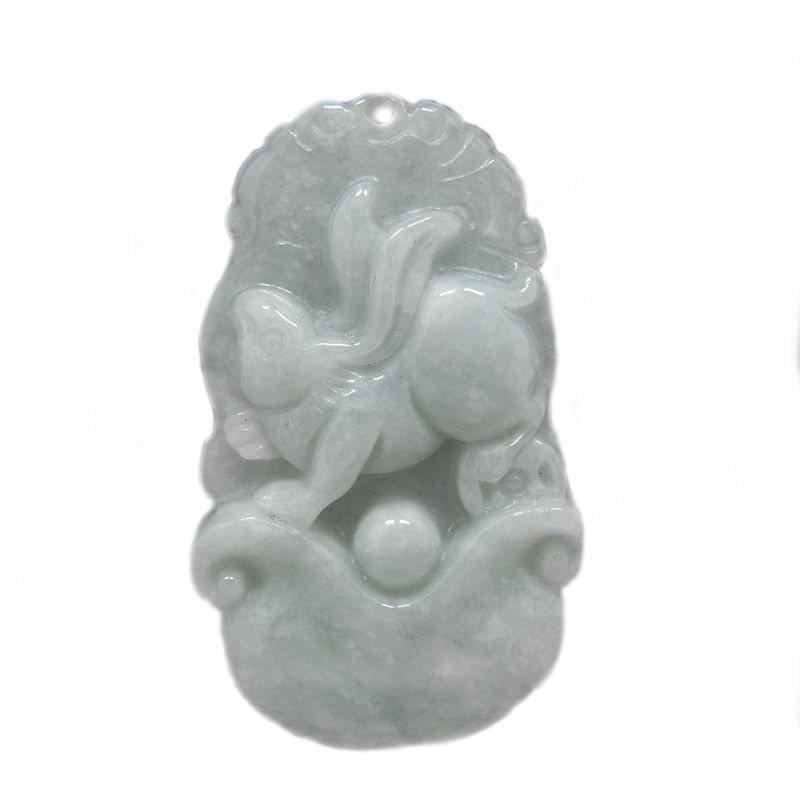 翡翠十二生肖玉佩兔男女玉石挂件
