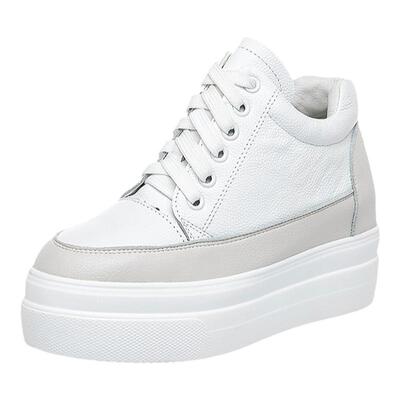 厚底春秋新款透气小码休闲风女鞋