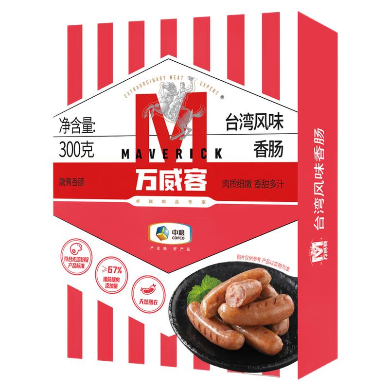 【万威客】台式风味烤肠猪肉香肠