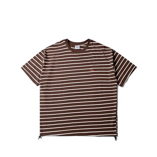 GcBrand Lab Tee 美式复古潮牌撞色条纹短袖 夏季男女情侣圆领T恤
