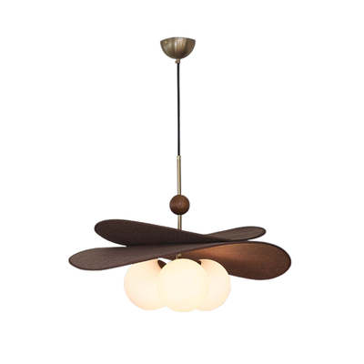 法式中古风胡桃木色餐厅吊灯