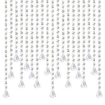 八角灯饰酒店吊顶路引帘子串珠链