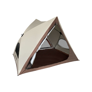 何大屋三角自动速开帐篷户外便携折叠露营公园沙滩遮阳儿童野餐帐