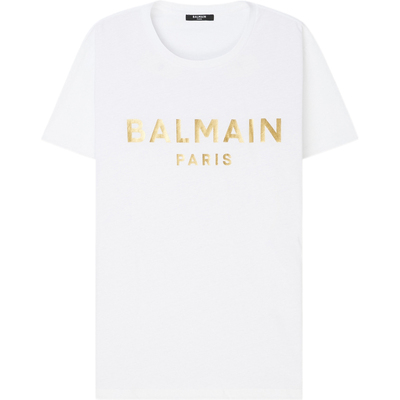 【惊喜直降】BALMAIN 夏季男品牌标志印花棉质T恤