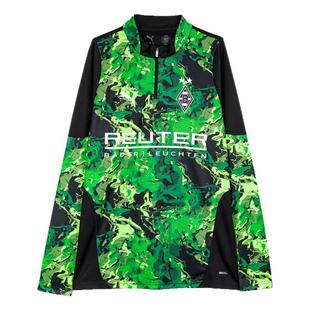 SFS彪马Puma25/26门兴半拉链训练服长袖足球服外套男781471-08